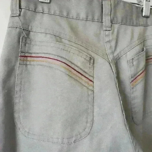 Pulse  high waisted wide leg grey casual pants. - Picture 6 of 6